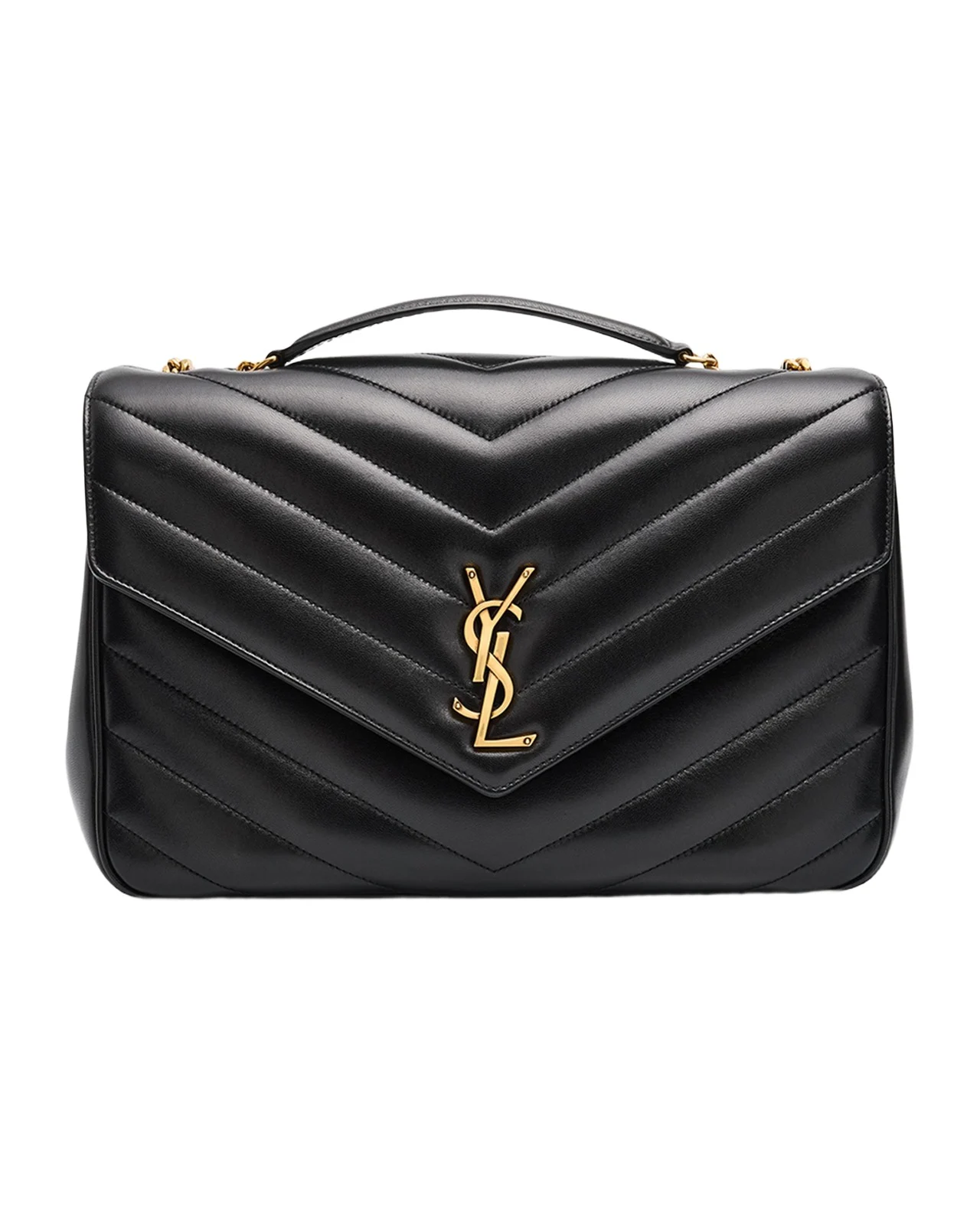 Loulou Large YSL Chain Shoulder Bag in Quilted Leather Loulou Large YSL Chain Shoulder Bag in Quilted Leather