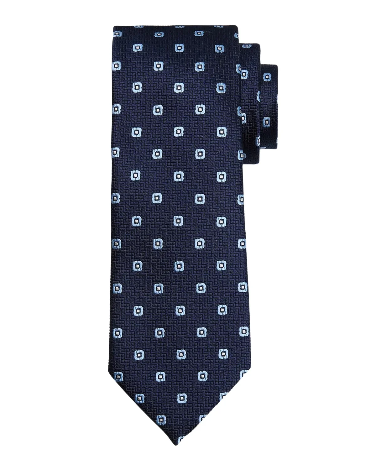 Men's Geometric Jacquard Silk Tie Men's Geometric Jacquard Silk Tie