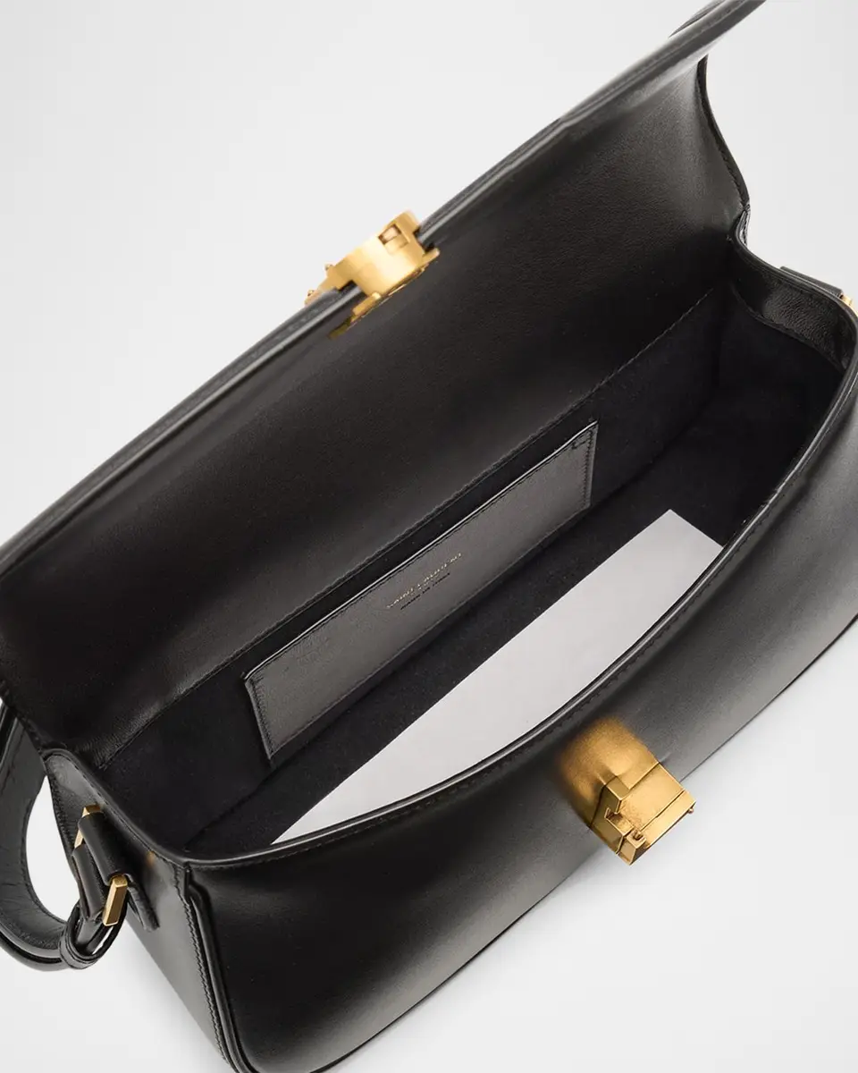 Saint Laurent Solferino Medium YSL Shoulder Bag in Smooth Leather | Thumbnail 4 Saint Laurent Solferino Medium YSL Shoulder Bag in Smooth Leather | Thumbnail 4