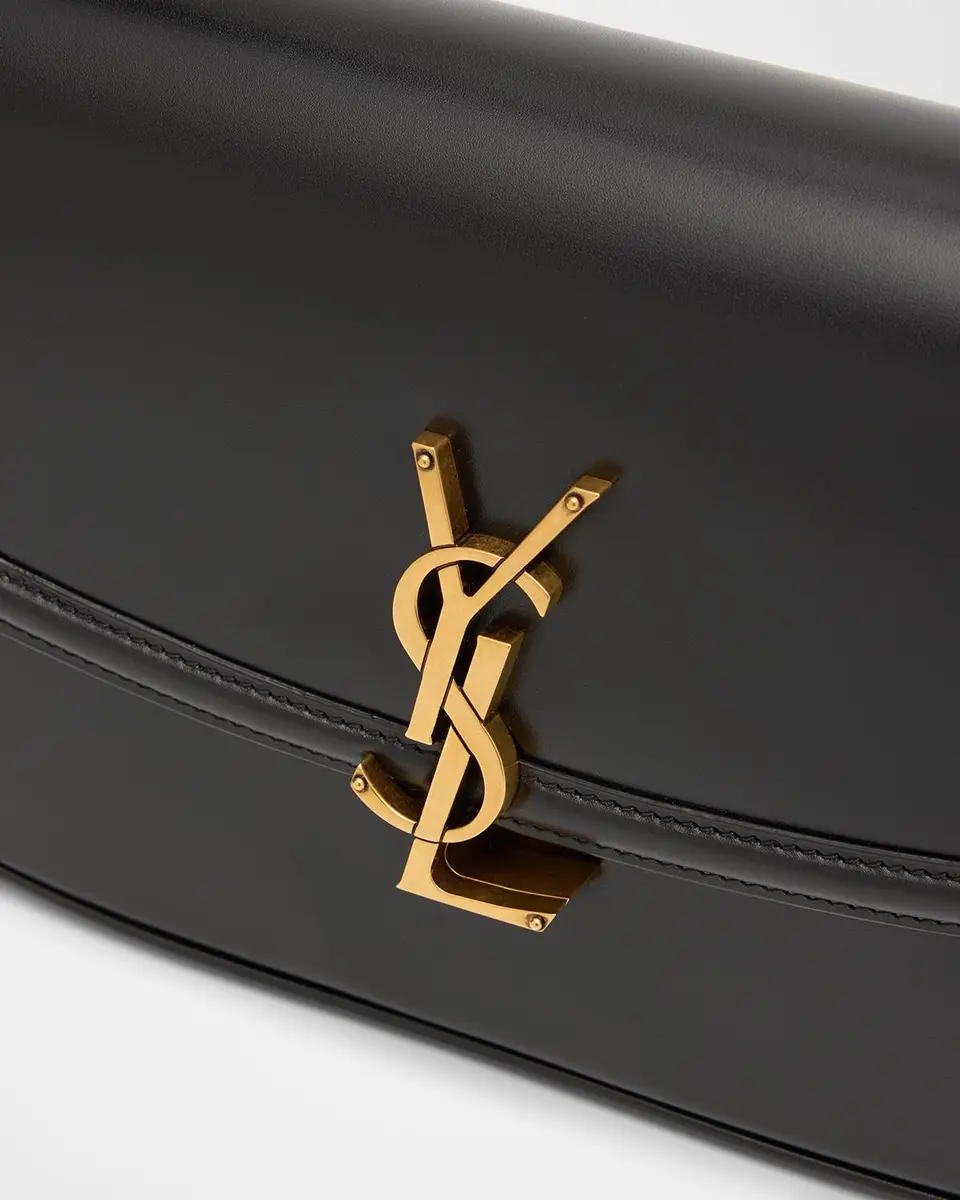 Saint Laurent Solferino Medium YSL Shoulder Bag in Smooth Leather | Thumbnail 7 Saint Laurent Solferino Medium YSL Shoulder Bag in Smooth Leather | Thumbnail 7