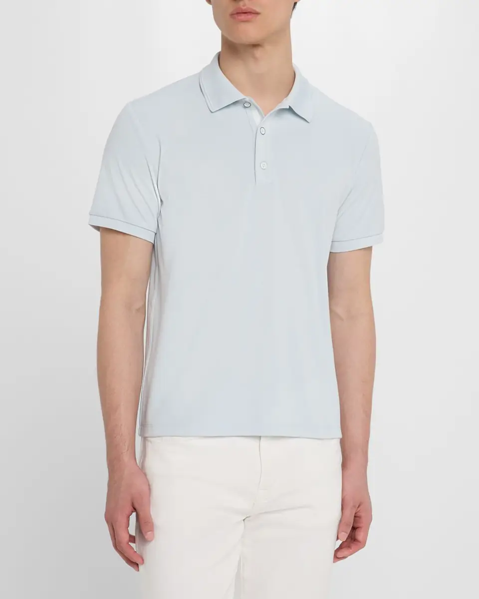 rag & bone Men's Tech Stretch Pique Polo Shirt | Thumbnail 4 rag & bone Men's Tech Stretch Pique Polo Shirt | Thumbnail 4