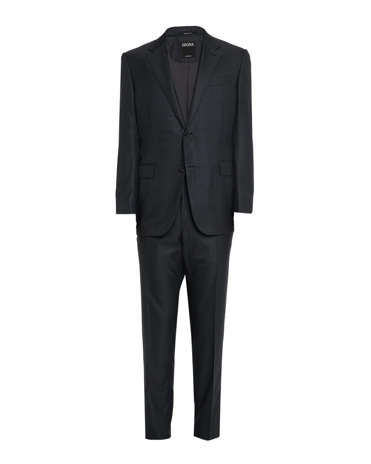 Zegna Men's Wool Woven Plaid Two-Piece Suit