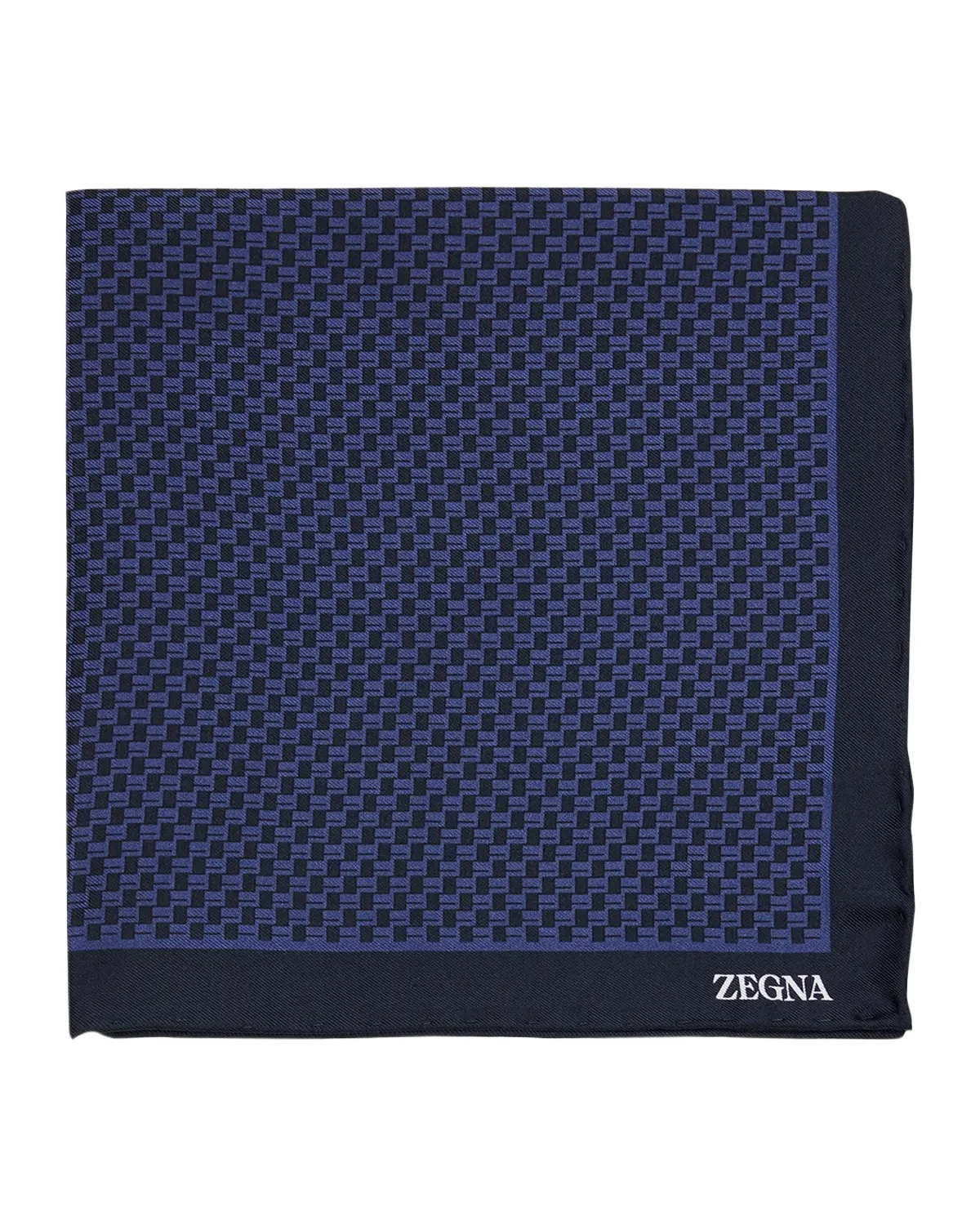 Men's Petite Geometric Silk Pocket Square Men's Petite Geometric Silk Pocket Square