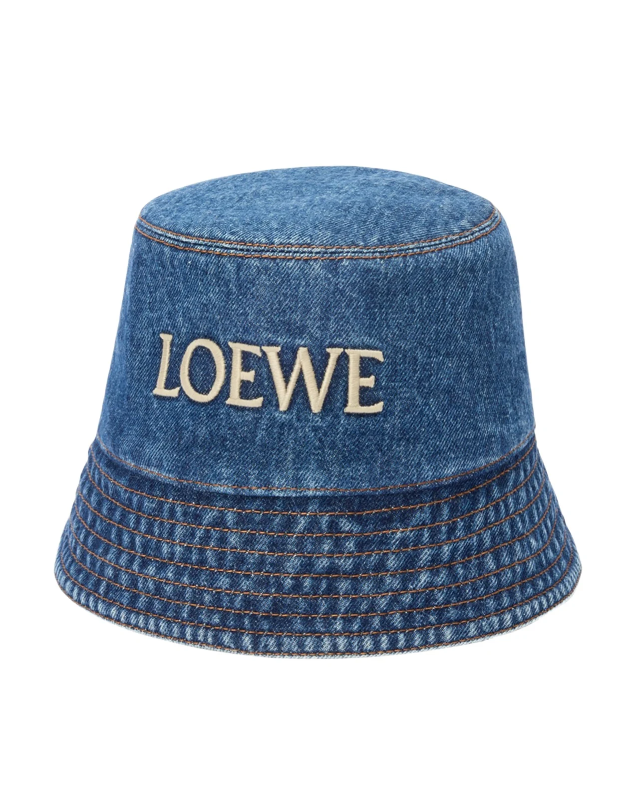 x Paula's Ibiza Logo Denim Bucket Hat x Paula's Ibiza Logo Denim Bucket Hat