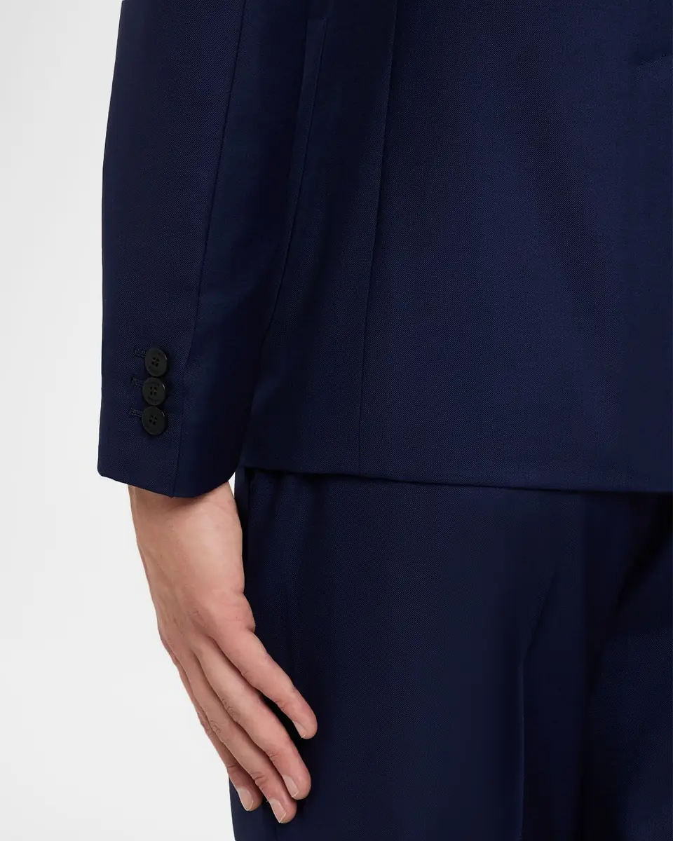 Versace Men's Wool Single-Breasted Blazer | Thumbnail 8
