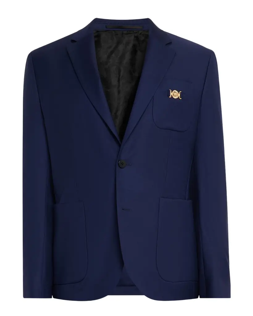 Versace Men 's Wool Single-Breasted Blazer | Image 1 Versace Men 's Wool Single-Breasted Blazer | Image 1