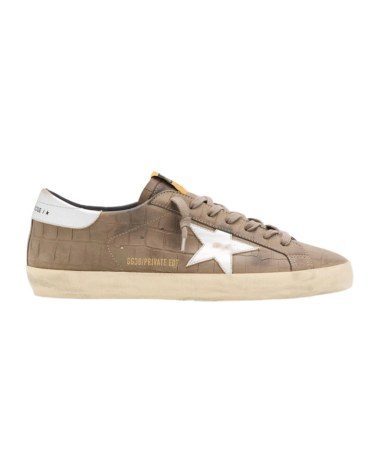 Golden Goose Men's Super-Star Croc-Printed Nubuck Leather Sneakers, Exclusive