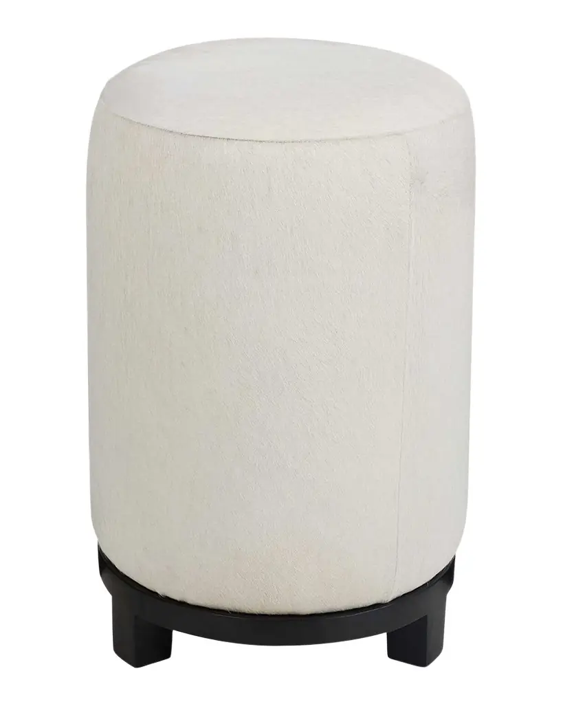 Arteriors Wimberley Hair on Hide Ottoman