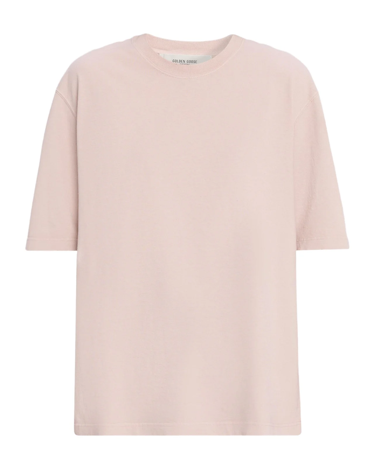 Reverse Logo Cotton Crewneck T-Shirt