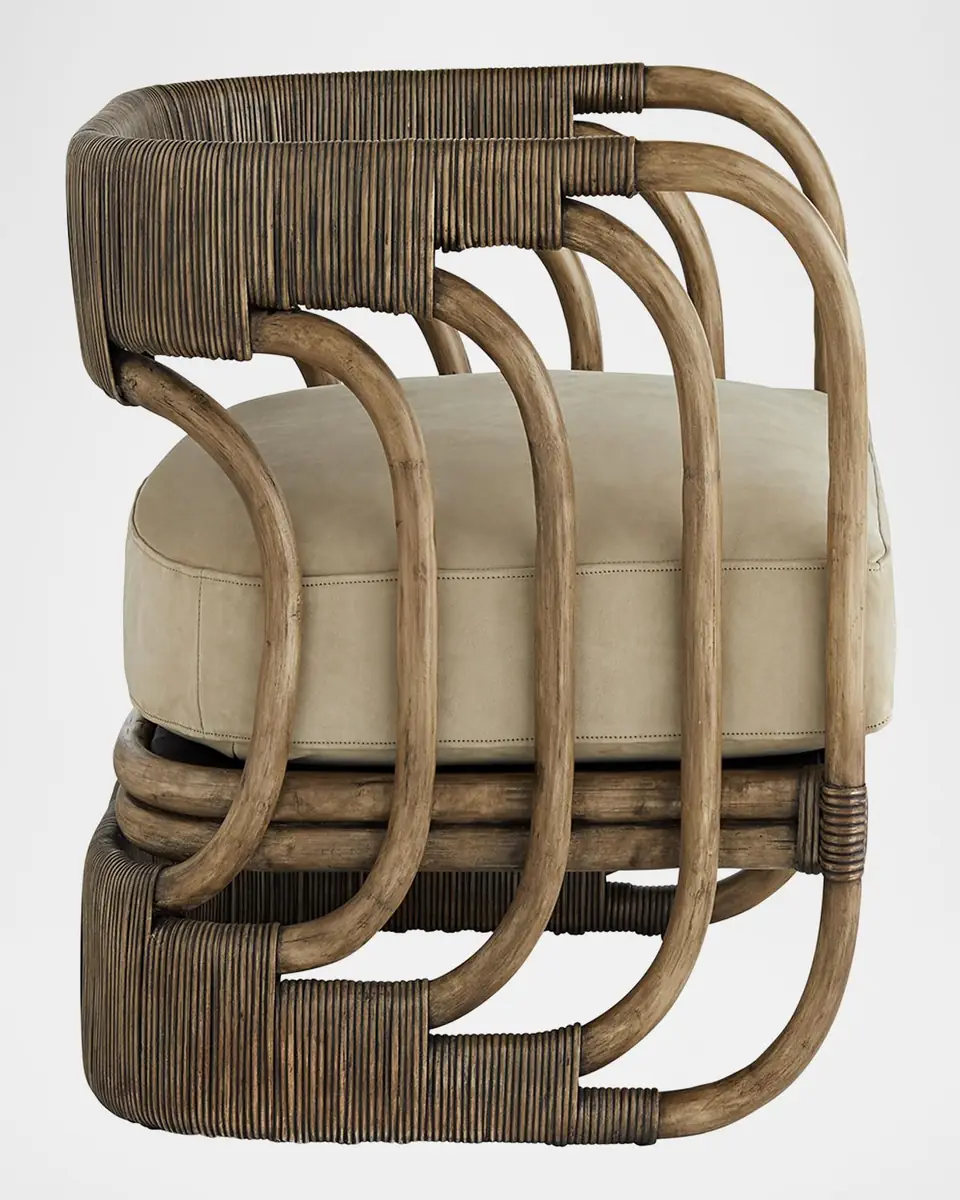 Arteriors Hamza Leather Chair | Thumbnail 3 Arteriors Hamza Leather Chair | Thumbnail 3