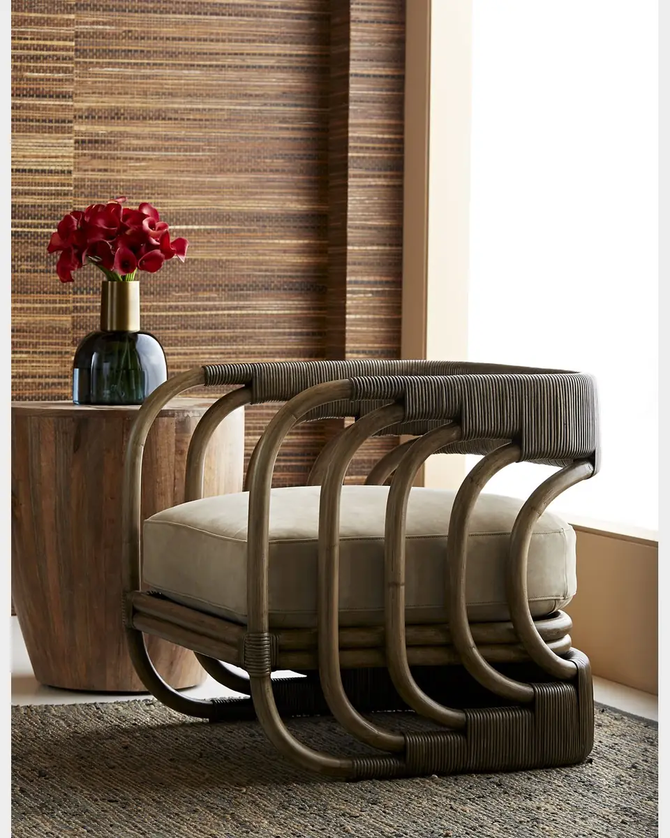 Arteriors Hamza Leather Chair | Thumbnail 7 Arteriors Hamza Leather Chair | Thumbnail 7