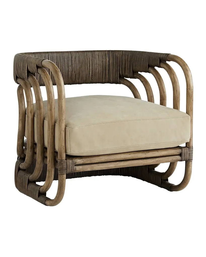 Arteriors Hamza Leather Chair