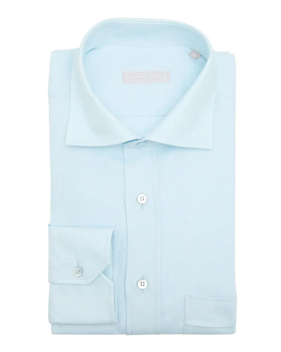 Stefano Ricci Men's Cotton Cashmere Dress Shirt | Thumbnail 3 Stefano Ricci Men's Cotton Cashmere Dress Shirt | Thumbnail 3