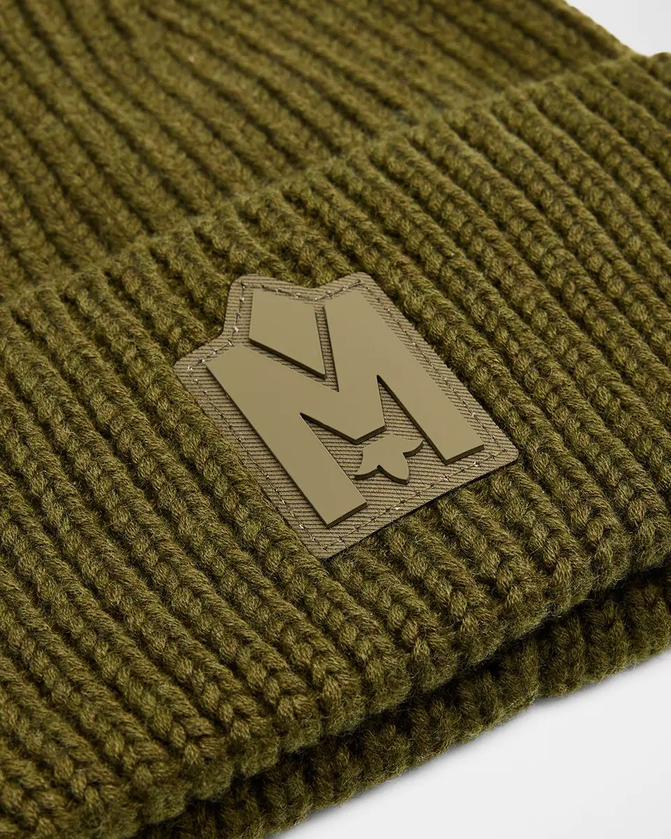 Mackage Men's M-Logo Patch Beanie Hat | Thumbnail 2