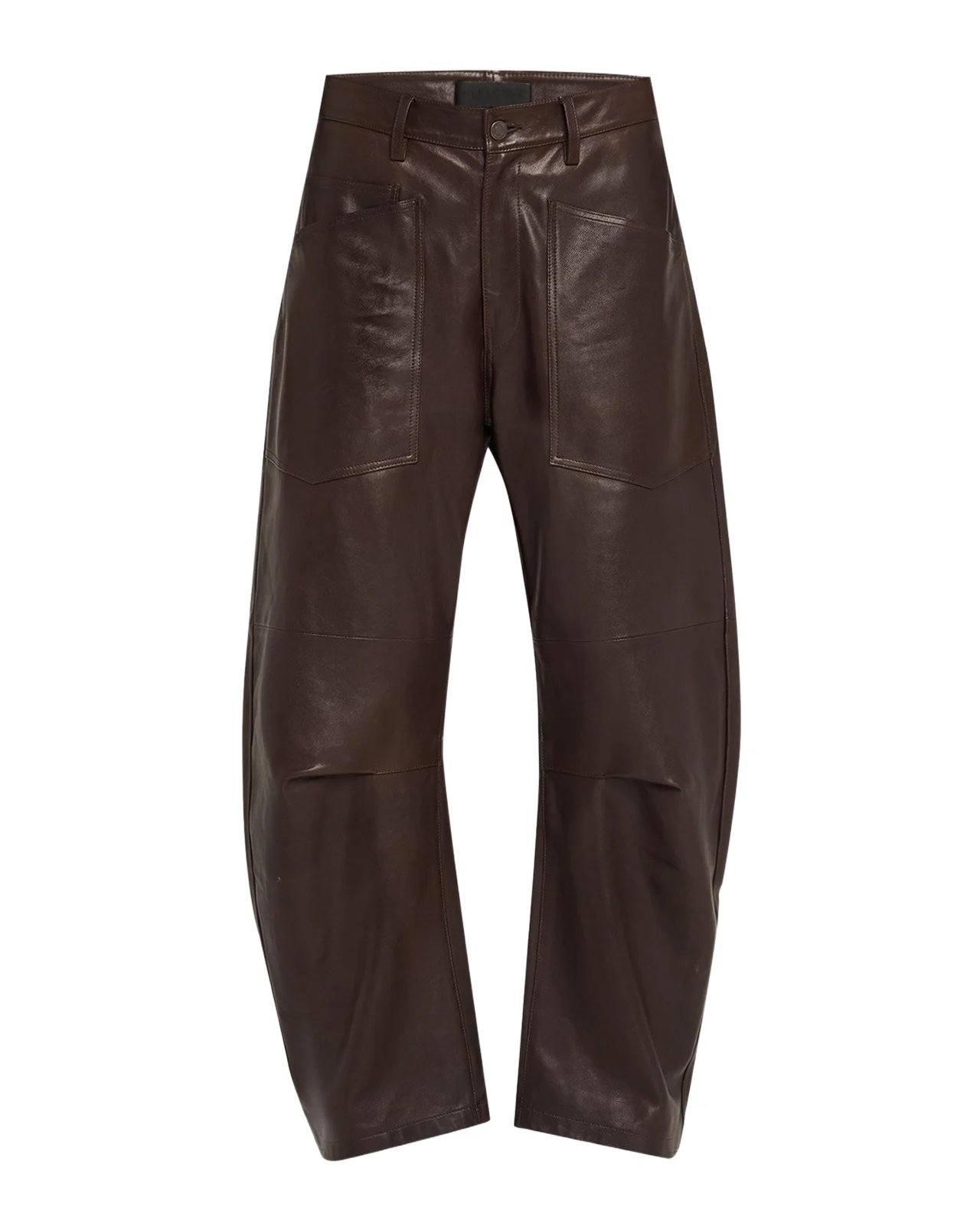 Shon Barrel Leather Pants