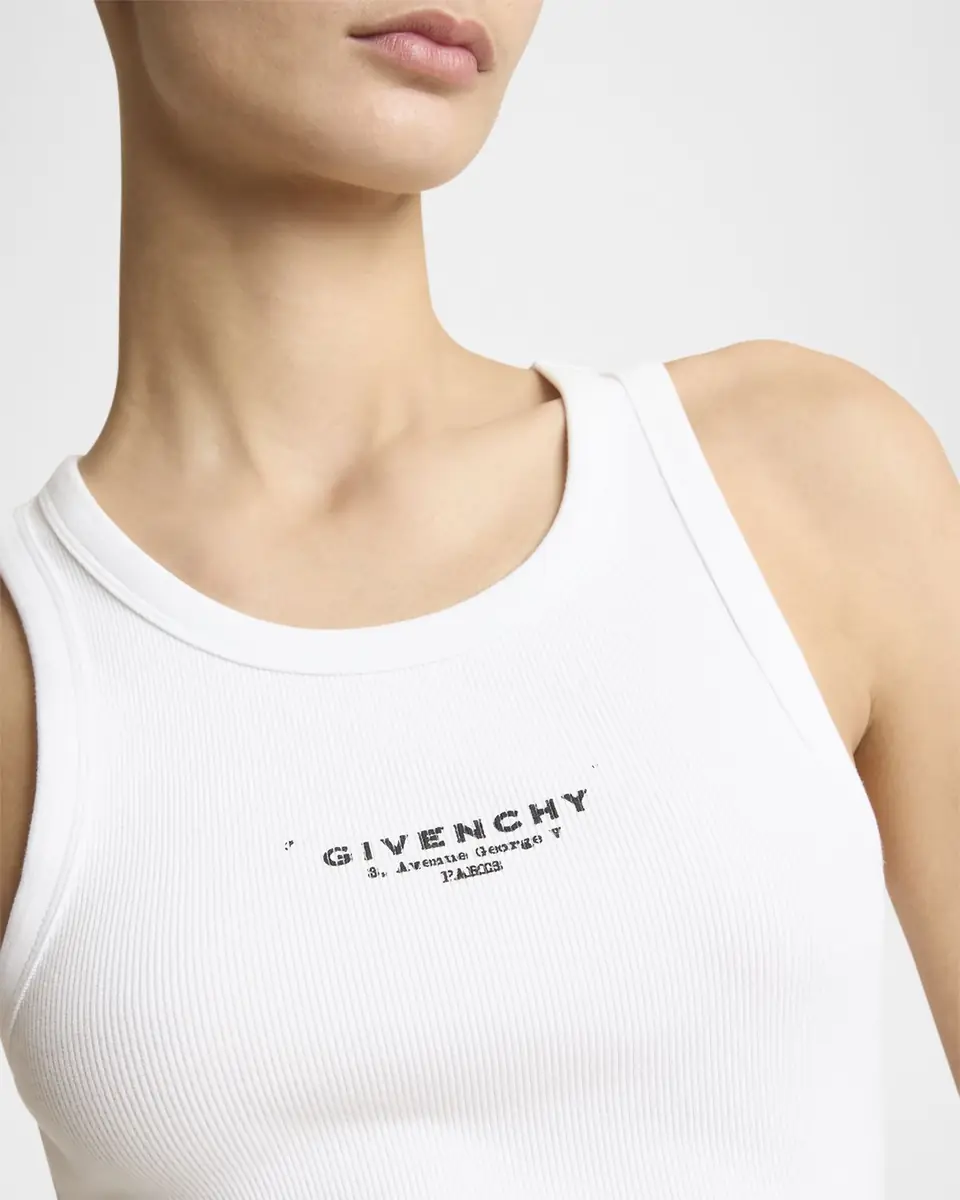 Givenchy Archive Logo Stamp Print Tank Top | Thumbnail 5