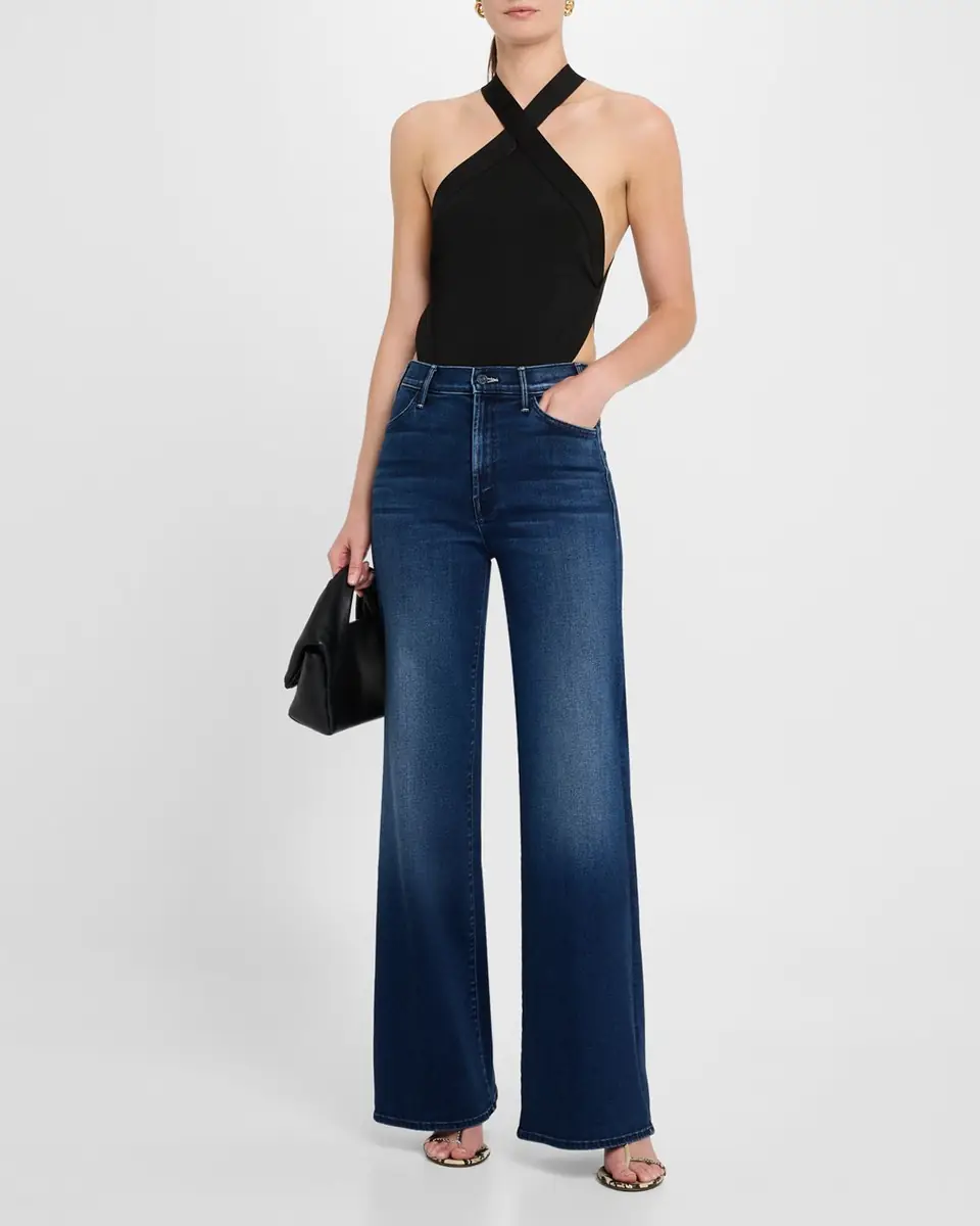 Mother The Hustler Roller Sneak Jeans | Thumbnail 2 Mother The Hustler Roller Sneak Jeans | Thumbnail 2