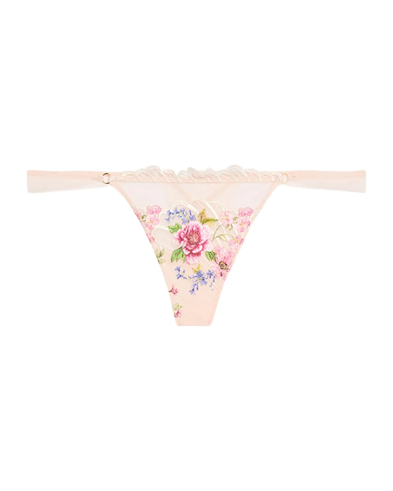 Libertine en Fleurs Embroidered Tulle G-String Libertine en Fleurs Embroidered Tulle G-String