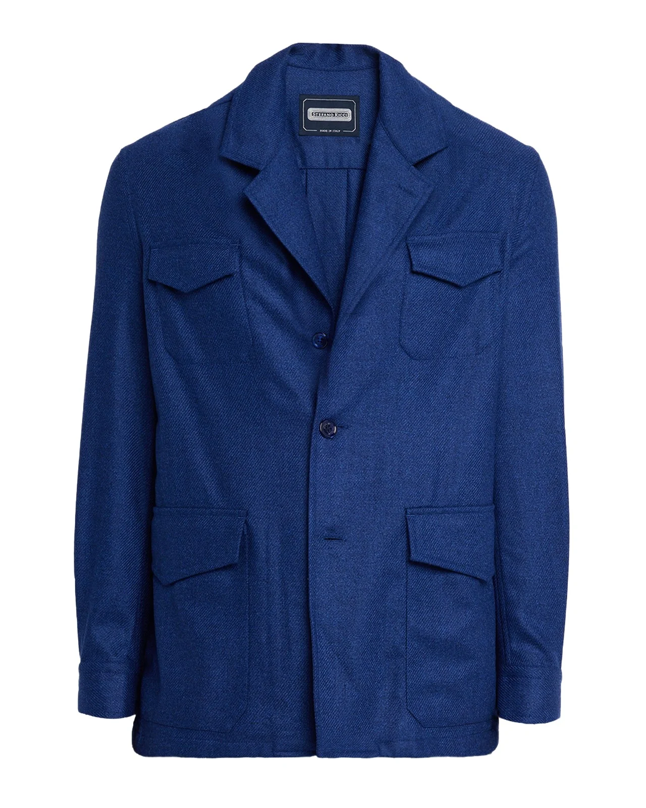 Stefano Ricci Men's Wool and Silk Flap-Pocket Chore Jacket