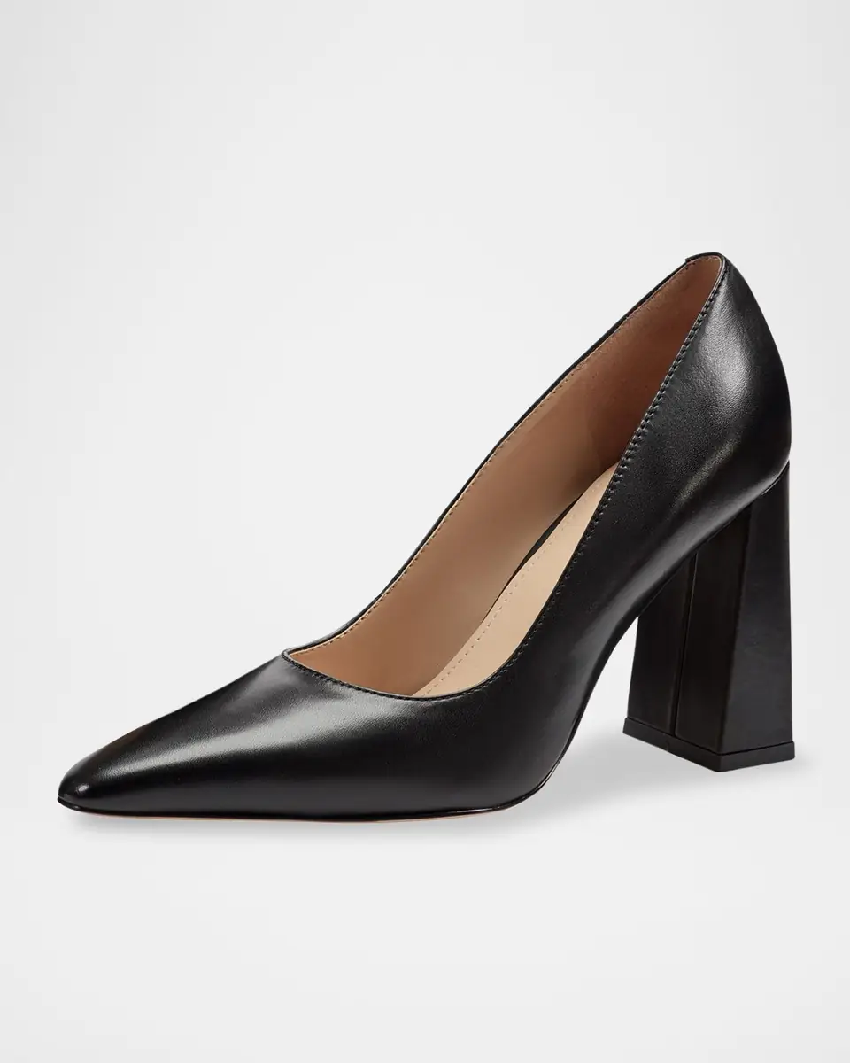 Marc Fisher LTD Minny Patent Leather Snip Toe Block-Heel Pumps | Thumbnail 3 Marc Fisher LTD Minny Patent Leather Snip Toe Block-Heel Pumps | Thumbnail 3