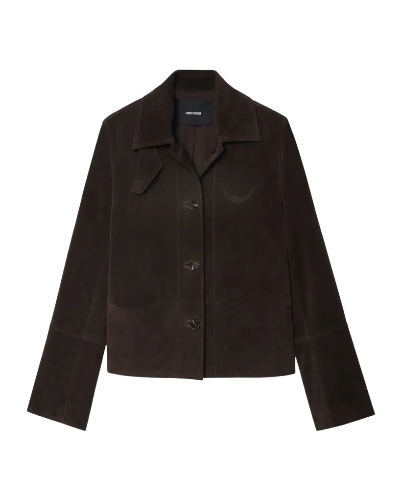 Zadig & Voltaire Lessa Suede Jacket | Image 1 Zadig & Voltaire Lessa Suede Jacket | Image 1