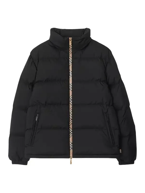 Men's Check-Zip Down Jacket Men's Check-Zip Down Jacket
