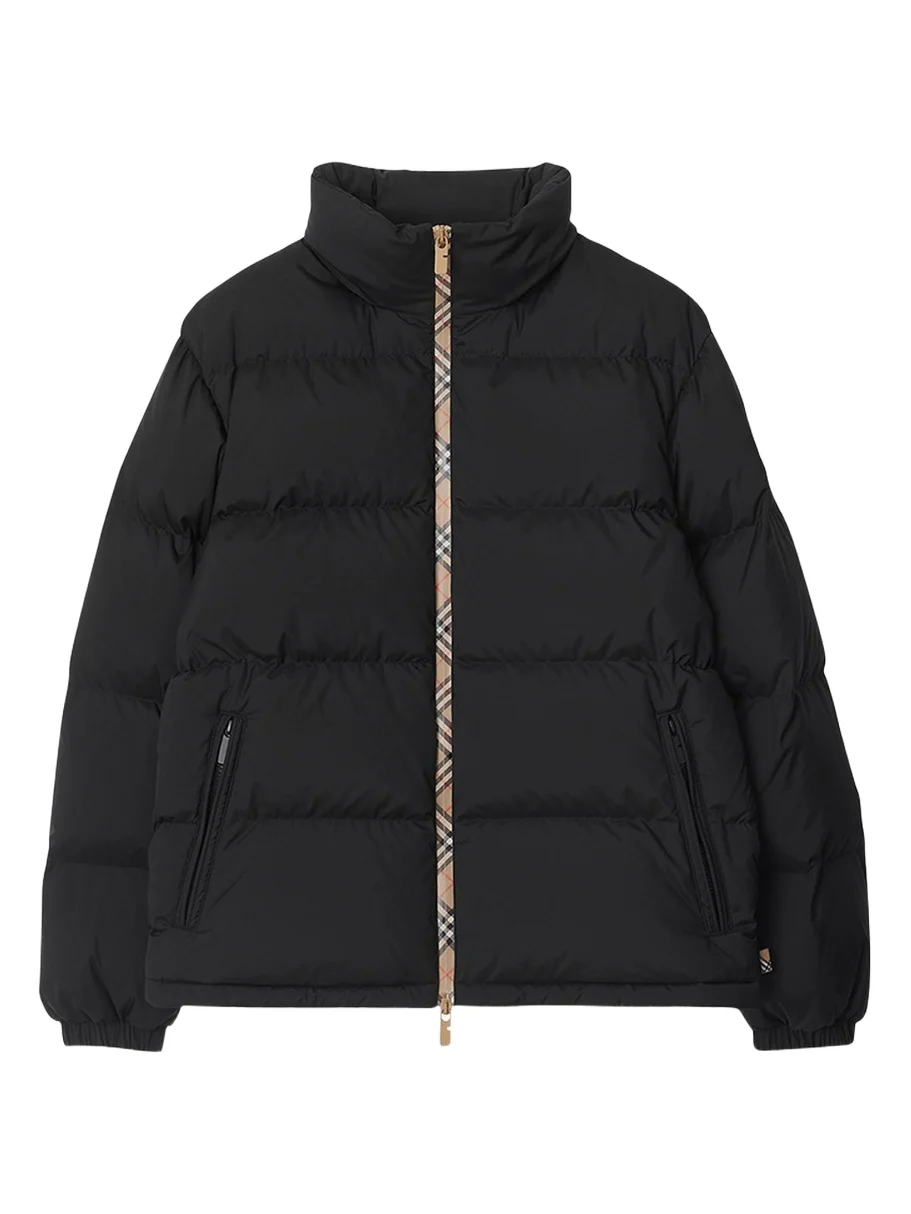 Men's Check-Zip Down Jacket Men's Check-Zip Down Jacket
