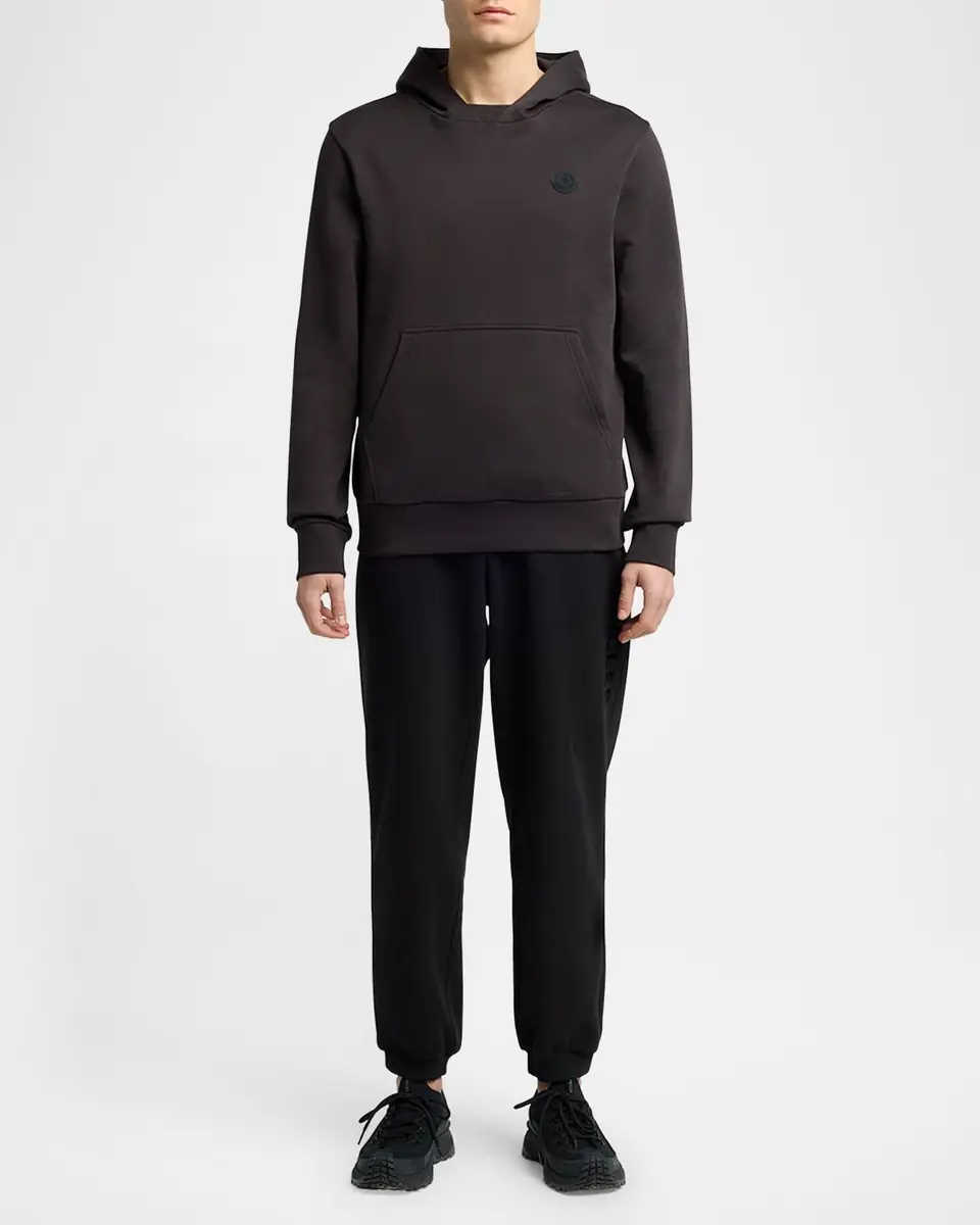 Moncler Men's Cotton Chest-Logo Hoodie | Thumbnail 2 Moncler Men's Cotton Chest-Logo Hoodie | Thumbnail 2