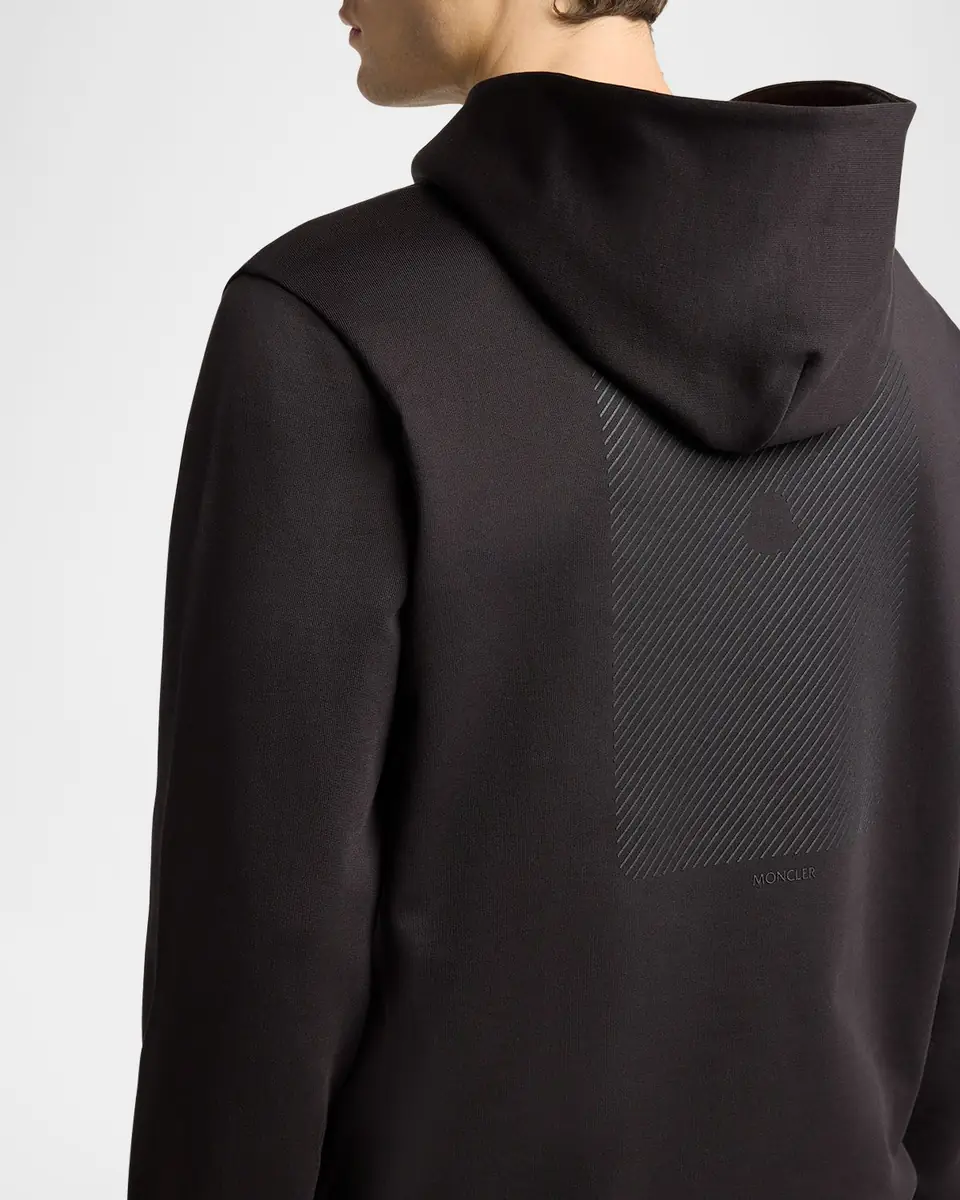 Moncler Men's Cotton Chest-Logo Hoodie | Thumbnail 5 Moncler Men's Cotton Chest-Logo Hoodie | Thumbnail 5