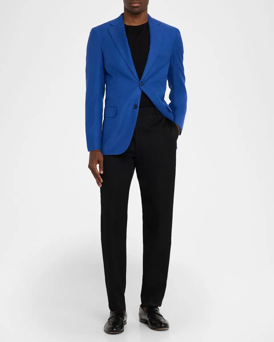 Brioni Men's Wool Tailored-Fit Single-Breasted Blazer | Thumbnail 2 Brioni Men's Wool Tailored-Fit Single-Breasted Blazer | Thumbnail 2