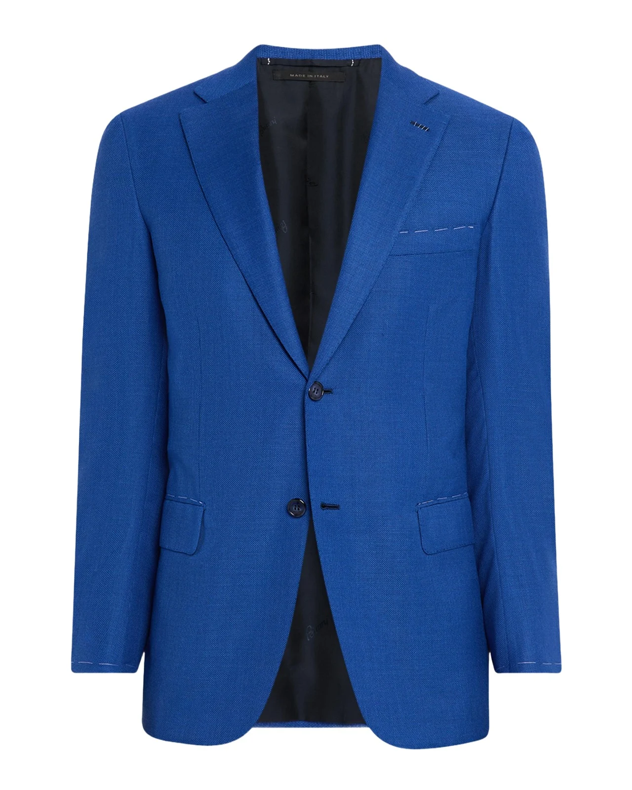 Men's Wool Tailored-Fit Single-Breasted Blazer Men's Wool Tailored-Fit Single-Breasted Blazer