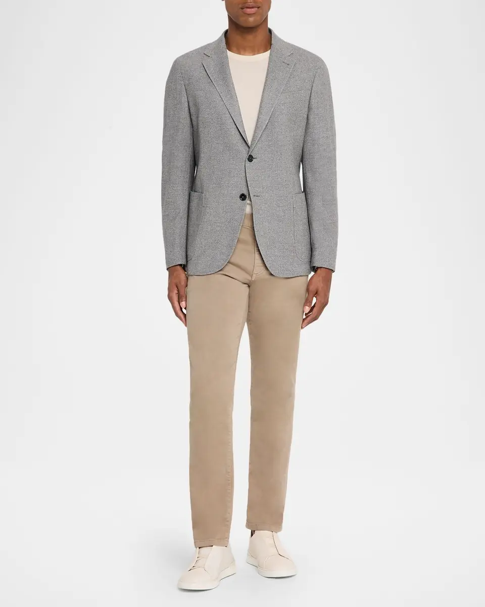 Zegna Men's Mélange Trofeo Cashmere Sport Coat | Thumbnail 2 Zegna Men's Mélange Trofeo Cashmere Sport Coat | Thumbnail 2