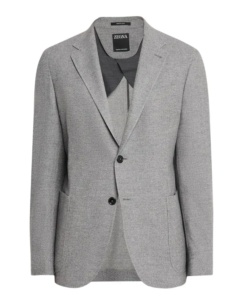 Zegna Men's Mélange Trofeo Cashmere Sport Coat