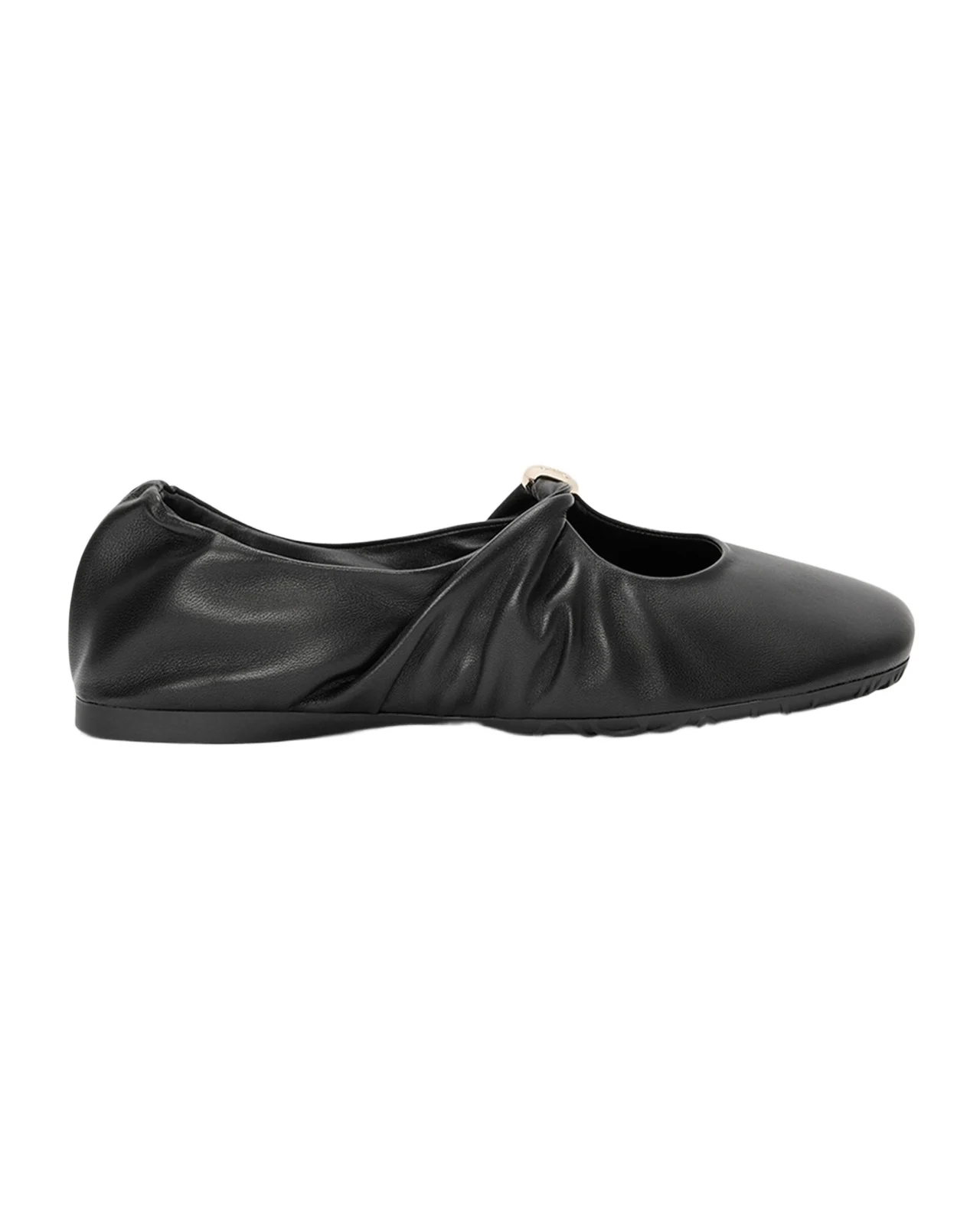 Loewe Pebble Soft Leather Ballerina Flats