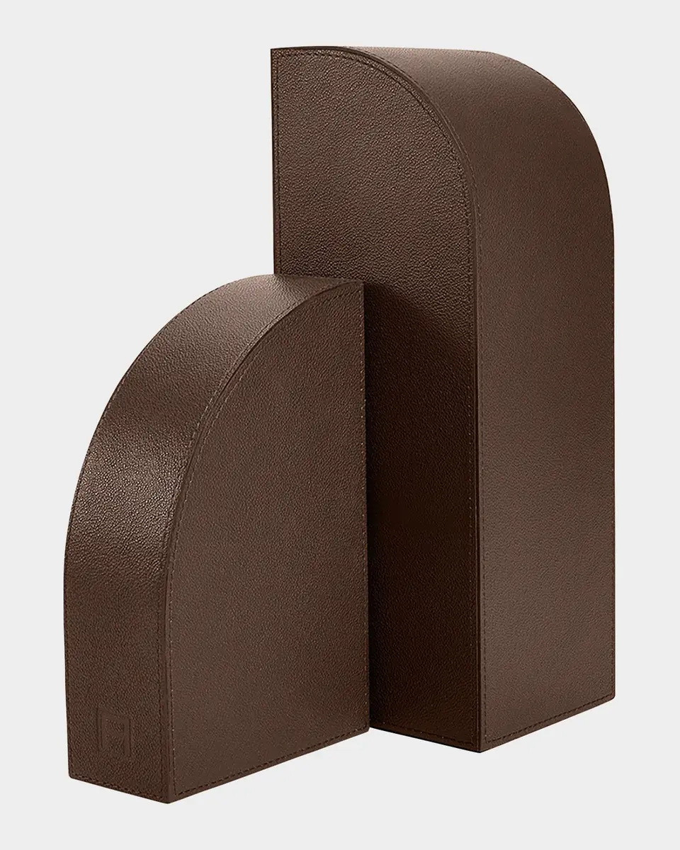 ASSOULINE Cubist R Leather Bookend | Thumbnail 2