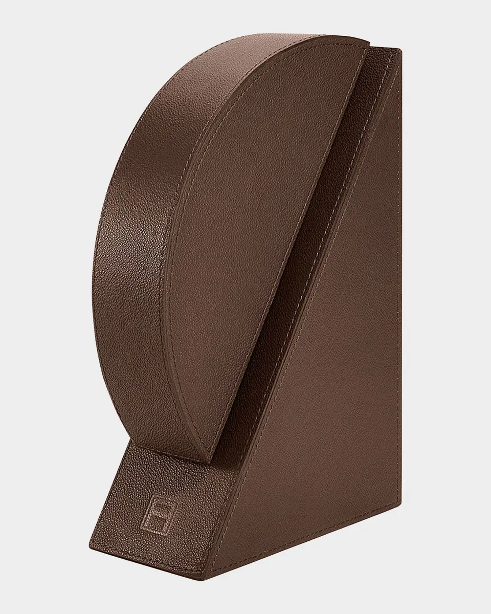 ASSOULINE Cubist R Leather Bookend | Thumbnail 3