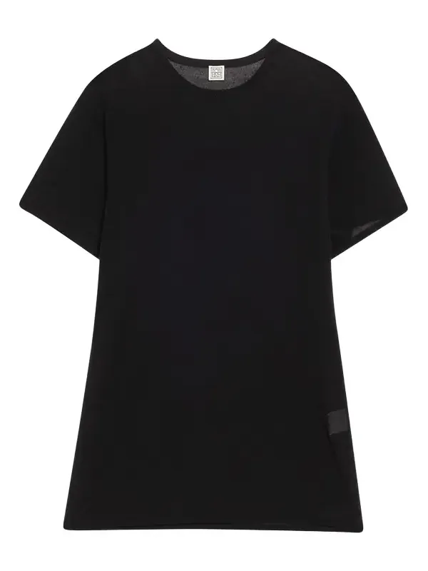 Cashmere-Blend Short-Sleeve Knit T-Shirt
