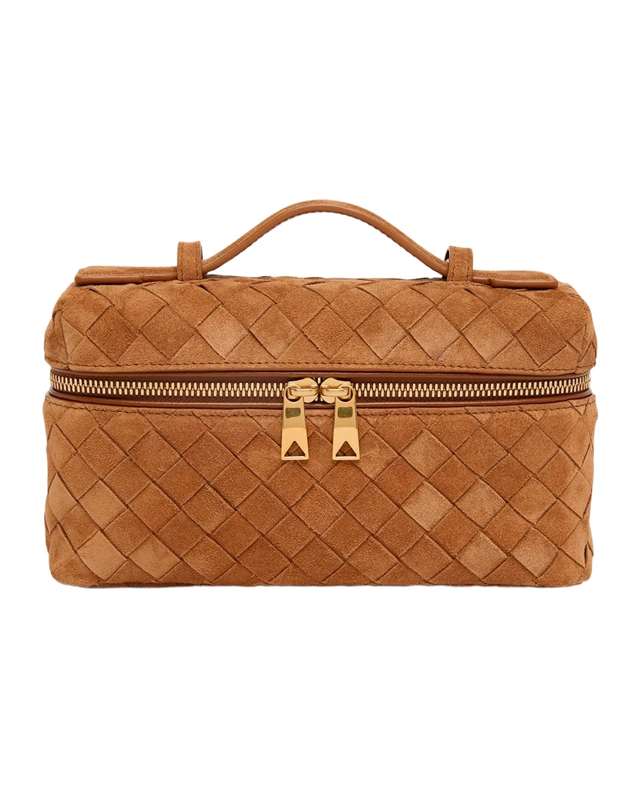 Bang Bang Vanity Intrecciato Suede Crossbody Bag Bang Bang Vanity Intrecciato Suede Crossbody Bag