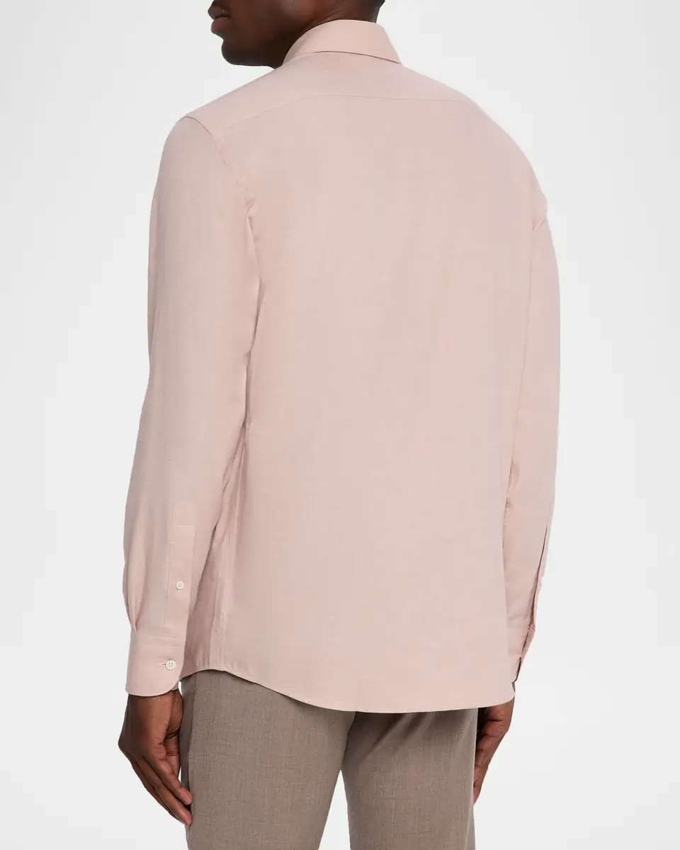 ZEGNA Men's Cashco Classic-Fit Sport Shirt | Thumbnail 2 ZEGNA Men's Cashco Classic-Fit Sport Shirt | Thumbnail 2