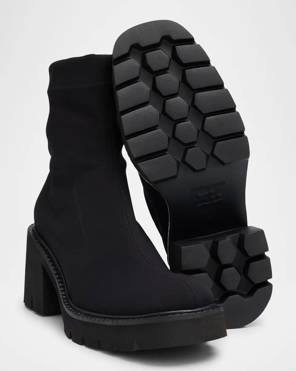 PEDRO GARCIA Zilia Stretch Nylon Ankle Booties | Thumbnail 5 PEDRO GARCIA Zilia Stretch Nylon Ankle Booties | Thumbnail 5