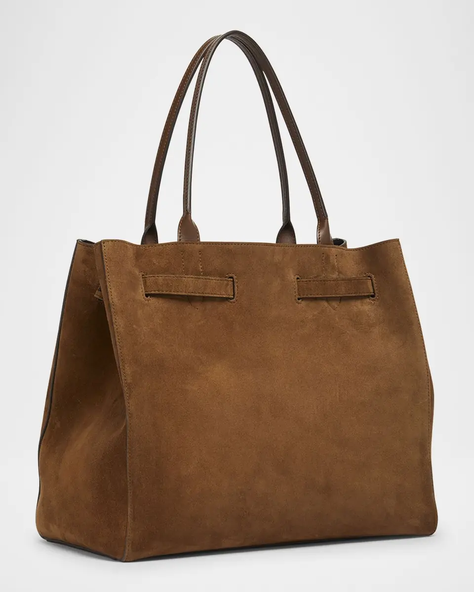 Tom Ford Audrey Large Tote Bag in Calfskin Suede | Thumbnail 3