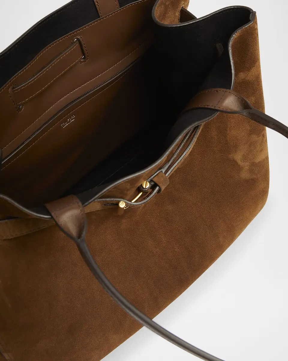 Tom Ford Audrey Large Tote Bag in Calfskin Suede | Thumbnail 4