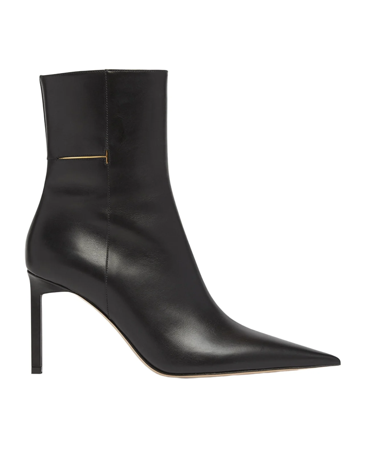 Julianne T Detail Soft Calf Leather Booties