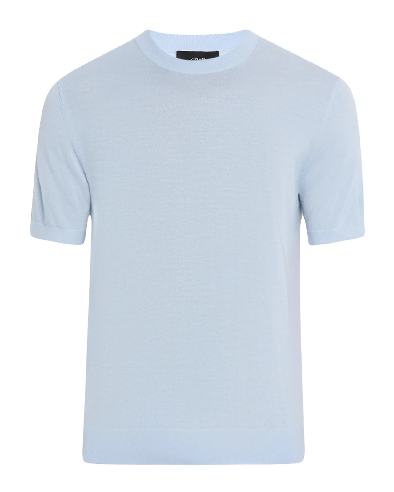 Men's Featherweight Wool-Cashmere Short-Sleeve Crewneck Sweater