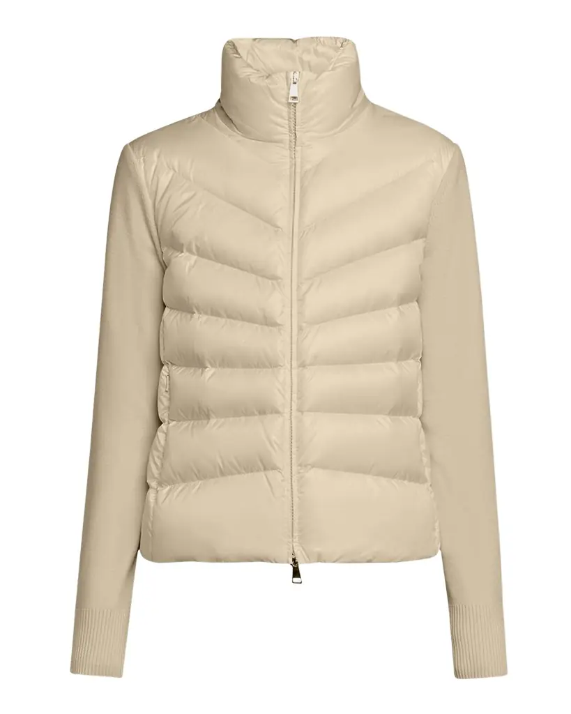 Padded Wool Cardigan Padded Wool Cardigan
