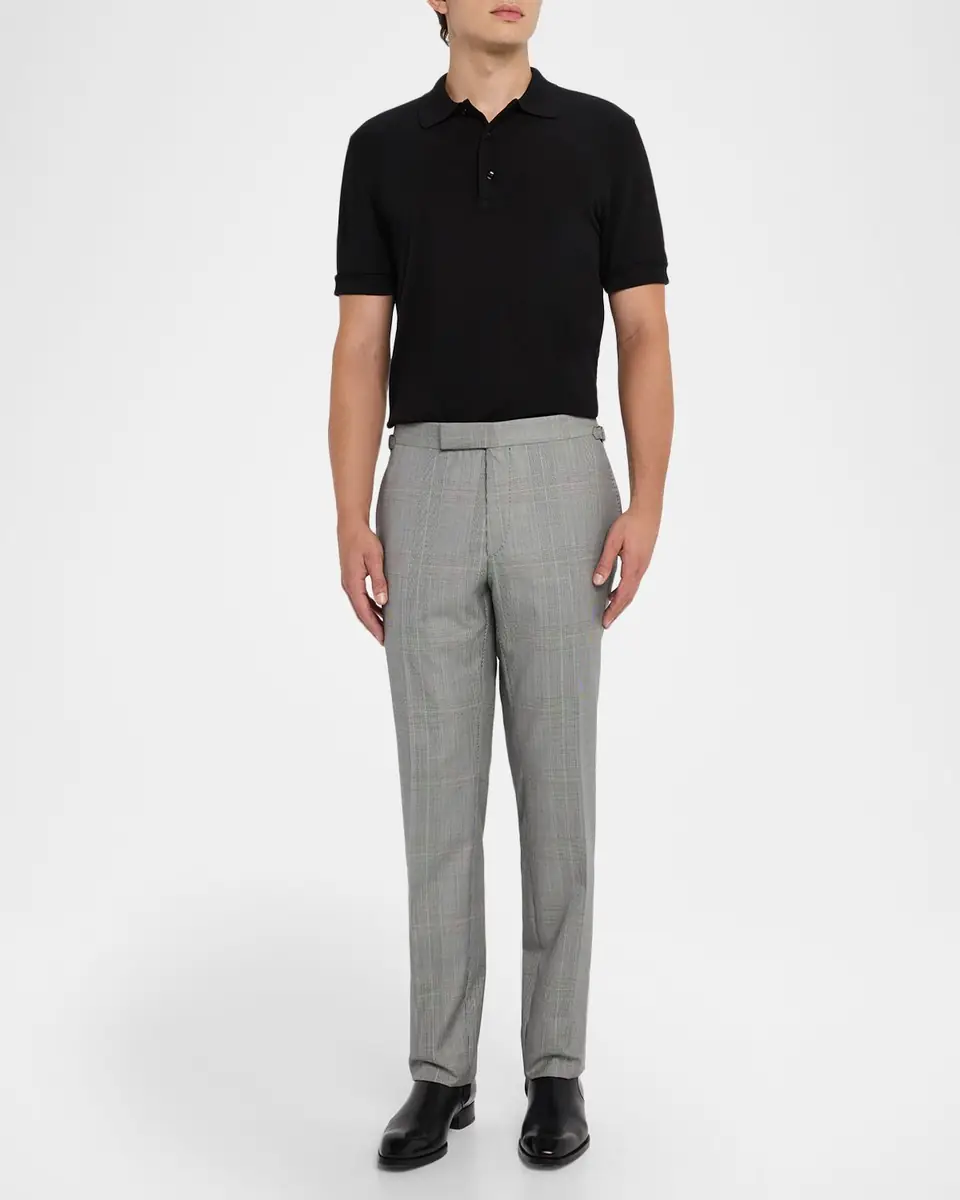 Tom Ford Men's Lyocell Pique Polo Shirt | Thumbnail 2 Tom Ford Men's Lyocell Pique Polo Shirt | Thumbnail 2