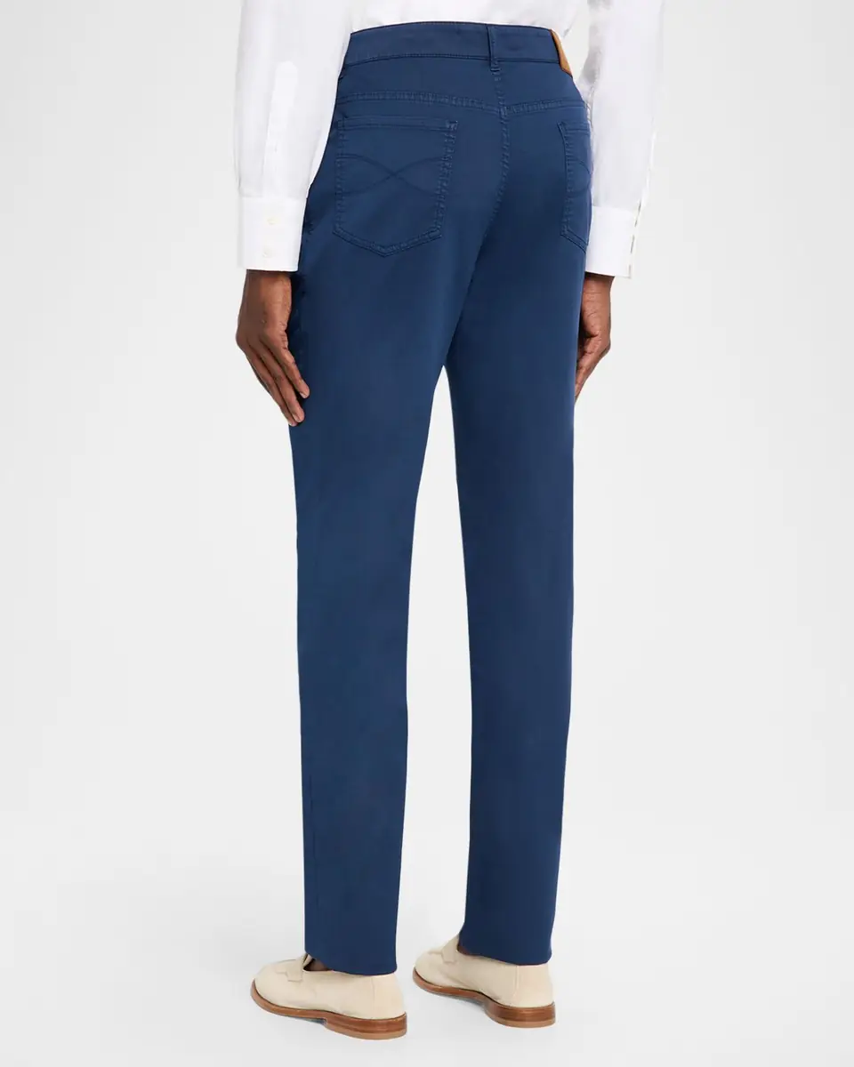 Brunello Cucinelli Men's Italian-Fit Denim Five-Pocket Pants | Thumbnail 3 Brunello Cucinelli Men's Italian-Fit Denim Five-Pocket Pants | Thumbnail 3