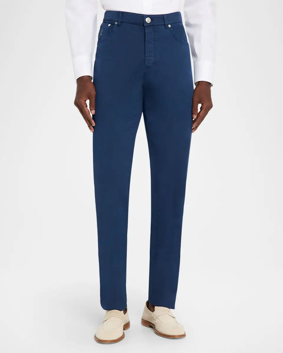 Brunello Cucinelli Men's Italian-Fit Denim Five-Pocket Pants | Thumbnail 4 Brunello Cucinelli Men's Italian-Fit Denim Five-Pocket Pants | Thumbnail 4