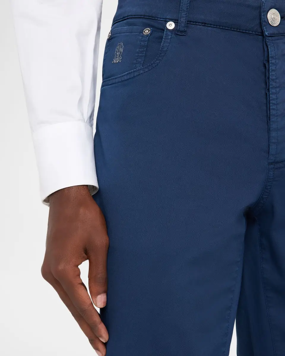 Brunello Cucinelli Men's Italian-Fit Denim Five-Pocket Pants | Thumbnail 5 Brunello Cucinelli Men's Italian-Fit Denim Five-Pocket Pants | Thumbnail 5