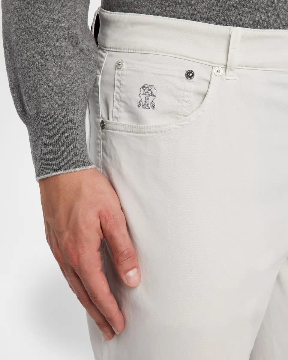 Brunello Cucinelli Men's Italian-Fit Denim Five-Pocket Pants | Thumbnail 5 Brunello Cucinelli Men's Italian-Fit Denim Five-Pocket Pants | Thumbnail 5